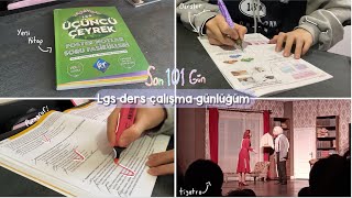 lgs ders çalışma günlüğüm  tiyatroya gidelim  Kr akademi üçüncü çeyrek  sessiz vlog [upl. by Antoinetta541]