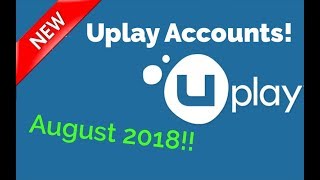 😱 UPLAY ACCOUNT LIST 😱  NEW AUGUST 2018  213 UPLAY ACCOUNTS [upl. by Amando]