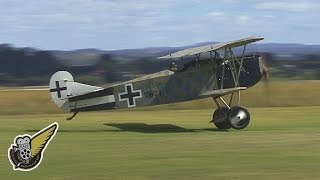 WW1 German Fighter  Fokker DVII 1918 [upl. by Annahael]