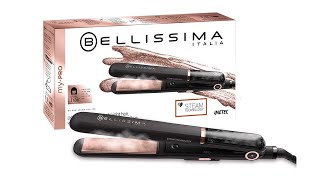 Bellissima B28 100 My Pro Steam Professional Hair Straightener Unboxing and Review [upl. by Garold]