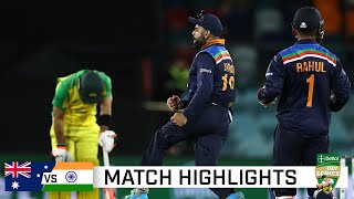 India hold their nerve to win ODI epic in Canberra  Dettol ODI Series 2020 [upl. by Etnoed]