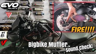 BASSY FULL EXHAUST YAMAHA MT09 BIG BIKE SOUND [upl. by Anna]