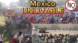 🔴MEXICO CHALCO FLOODED WITH DIRTY WATER ONE REASON MIGRANTS ARE SWARMING US UNLIVABLE HABITAT [upl. by Htezzil527]