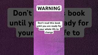 Don’t read this book until you’re ready for your life to change lawofattraction manifestation [upl. by Introk650]