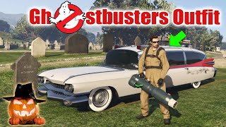 How To Make a Ghostbusters Outfit In GTA 5 Online Easy Tutorial Ghostbusters Costume [upl. by Anirpas286]