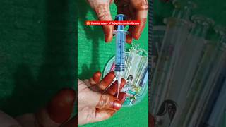 😍How to make Injection 💉Syringe Mehndi Cone injection hena viral trick mehandi mehandiktiktok [upl. by Eissolf315]