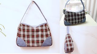 easy backpack sewing tutorial  DIY Easy Sew Tote Bag [upl. by Fang371]