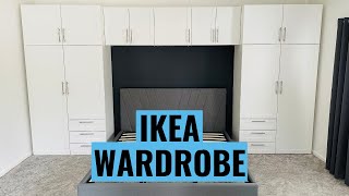 Ikea Platsa Wardrobe DIY assembly  installation [upl. by Kerby935]