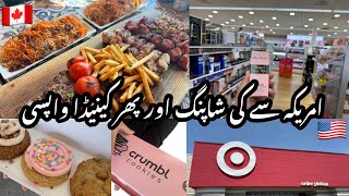 Target Store Aur Ulta Beauty Store Say Shopping Ki  Famous Crumble Cookie 🍪 Canada Wapsi [upl. by Ahsiken]