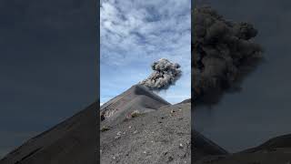 Active Stratovolcanoes Fuego Volcáno Filmed UpClose [upl. by Ong]