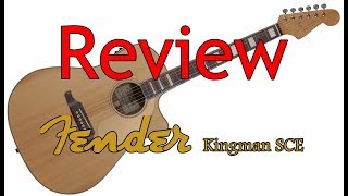 REVIEW  Violão Fender Kingman [upl. by Baerman332]