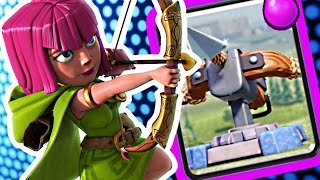 XBOW IN THIS META  Clash Royale [upl. by Annahsed]