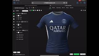 PSG Home Kit Concept Creation [upl. by Eldnar]