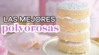 RECETA DE GALLETAS POLVOROSAS SÓLO CON 4 INGREDIENTES  AnnasPasteleria [upl. by Sivatco]