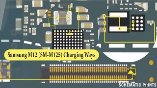 Samsung M12 SMM125 Charging Ways [upl. by Nnaear]