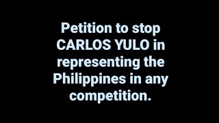 MAKATARUNGAN BA PETITION TO STOP REPRESENTING IN ANY COMPETITION NA RIN SI CARLOS YULO [upl. by Gisella864]