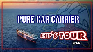 Pure Car Carrier  Ships Tour  Bridge Accommodation and Engine Room [upl. by Kassaraba]