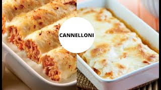 Cannelloni ripieni di carne al forno con sfoglia pronta [upl. by Peery]