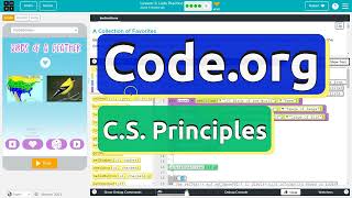 Codeorg Lesson 35A Lists Practice  Tutorial with Answers  Unit 6 CS Principles [upl. by Ellimak]