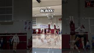 Sadie Holmes Olympian Russ Holmes Daughter with a huge block in the CIF Championship Match [upl. by Nimzay282]