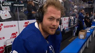 Biz asked William Nylander to get a couple tonight and he came through  2052024 [upl. by Vidovik859]