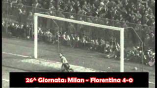 Road to Scudetto  19541955  Tutti i gol del Milan [upl. by Twila728]