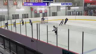 NCRRL Ringette  U14B  Ottawa Ice Bohemier vs Gatineau Vortex Seguin  20241027 [upl. by Dail]