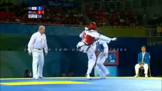 Taekwondo best kicks beijing 2008 with music [upl. by Leuname]