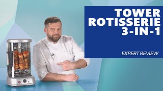 Tower Rotisserie Royal Catering RCGV1400  Expert review [upl. by Yuri569]