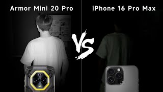 Ulefone Armor Mini 20 Pro vs iPhone 16 Pro Max Night Vision Camera Test [upl. by Hands]