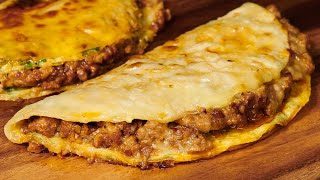 The perfect wrap sandwich with meat and cheese Easy breakfast lunch or dinner in 5 minutes [upl. by Eislehc]