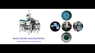 GSTAutomation Pipette Tip Automatic Filter Assembly Racking Machine [upl. by Phare]