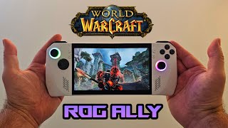 ASUS ALLY  4K World of Warcraft  This is CRAZY [upl. by Wolford]