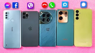 FB Call KM Signal Viber  Incoming Call OnePlus 12 amp Nokia G31 amp iPhone 11PM amp Infinix Z30 amp SA14 [upl. by Evangelina]