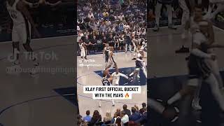 Klay Thompson Makes His Mavs Debut 🔥 nba basketball klaythompson dallasmavs viralreels reels [upl. by Jennette]