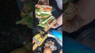 veggie sandwich vegetarianrecipes sandwiches homemadebread [upl. by Metts]