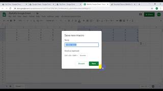 เริ่มต้น Google Sheet Record Macro  ตอนที่ 1 [upl. by Sheff]