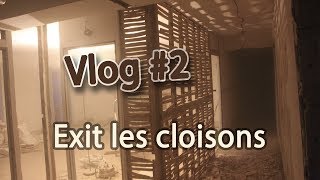 Démontage des cloisons Vlog rénovation 2 [upl. by Nnaj223]