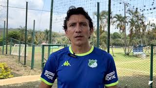 ¡SERGIO HERRERA PREVIO AL PARTIDO ANTE LA EQUIDAD [upl. by Tsyhtema]