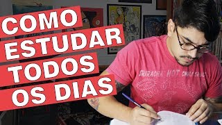 7 Dicas Para Conseguir Estudar Todos Os Dias [upl. by Urson]