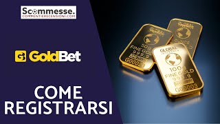 ⚽Registrazione Goldbet scopri come registrarsi a Goldbet passo dopo passo [upl. by Blen]