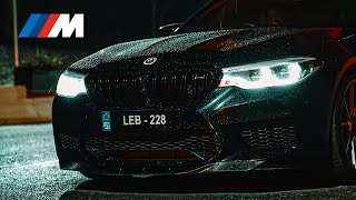 BMW M5 F90 COMPETITION  RAINY NIGHT  4K [upl. by Ramel]