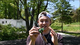 Fishing Pole Fishing Challenge BBQ Lighter [upl. by Shane740]