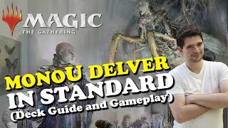 MTG  MONO U DELVER IN STANDARD DECK GUIDE AND GAMEPLAY  MAGIC THE GATHERING [upl. by Akiaki349]