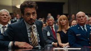 IRON MAN 2 HINDI  TONY STARK ATTENDS THE MEETING  2 [upl. by Quenna]