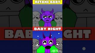 Incredibox Sprunki BABY NIGHT 👶🏼✨ VS Retake BABIES Horror Versions 😱 [upl. by Siberson]