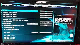 Enabling XMP Memory Profile Asrock A320M HDV R40 [upl. by Laerol]