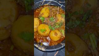 Keema aloo recipe 😋 cooking keemaaloorecipe motivation motivational iasmotivation shorts [upl. by Niela]