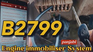 B2799 engine immobiliser system toyota  auto repair workshop [upl. by Lorene]