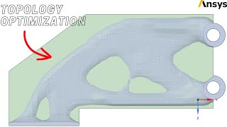 Topology Optimization  Ansys Tutorial [upl. by Alenairam987]